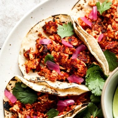 Shredded Tofu Tacos