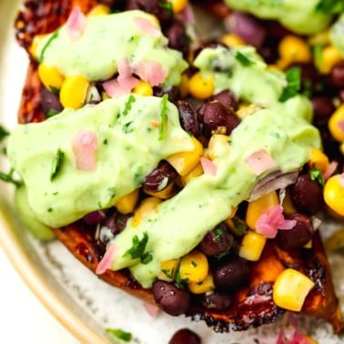 Mexican Stuffed Sweet Potatoes