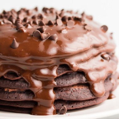 Vegan Chocolate Pancakes