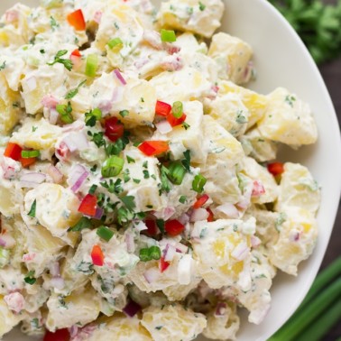 Healthy Potato Salad (Vegan, Oil Free)