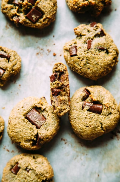 Wonder Cookies! Vegan, Grain-Free & Date-Sweetened Chocolate Chip Cookies