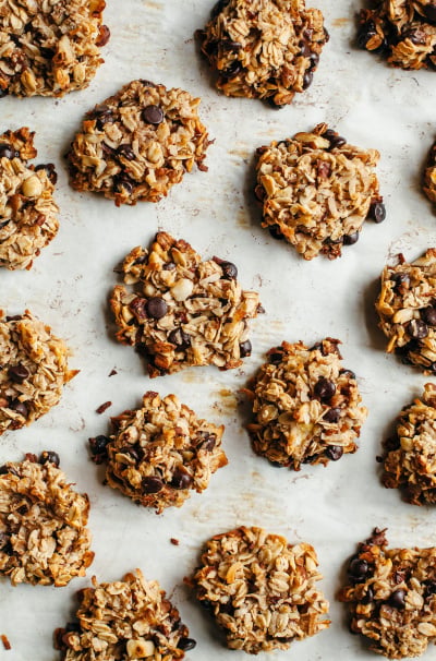 Banana Chocolate Chip Breakfast Cookies