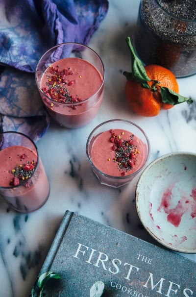 Hot Pink Beet Smoothie with Citrus