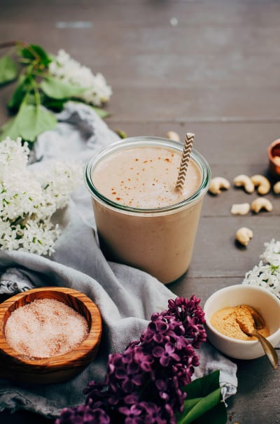 Vegan Maca Caramel Frap