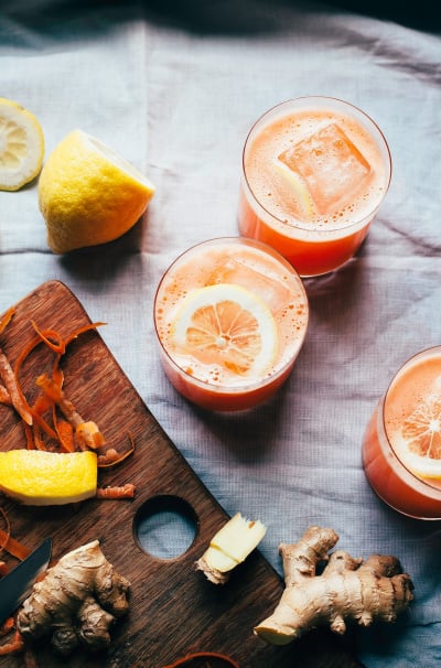 Carrot Ginger Lemonade