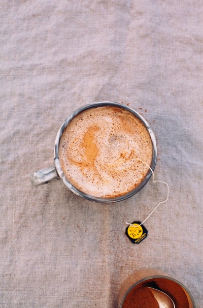Vanilla Rooibos Latte with Warm Spices