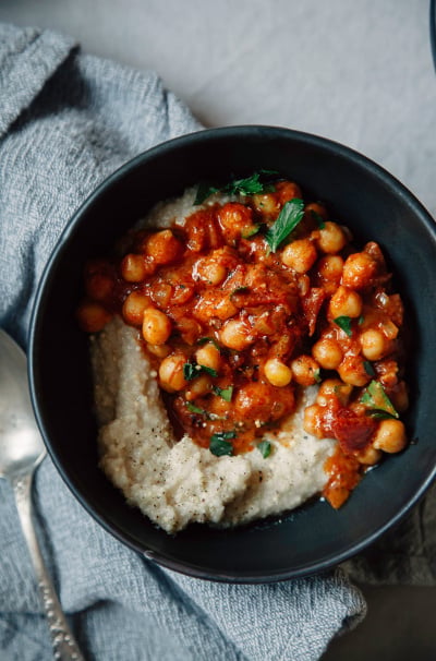 Seven Spice Chickpea Stew with Tomatoes & Coconut