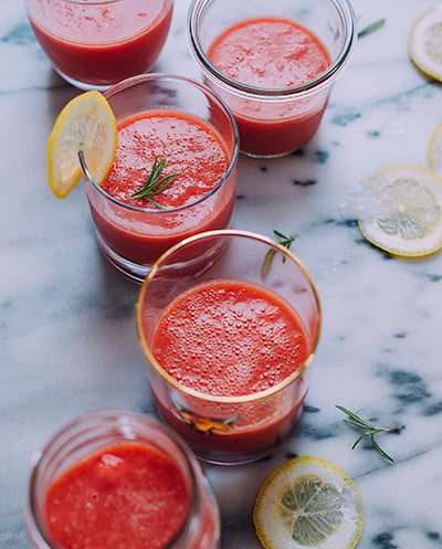 Frozen Rosemary Watermelon-ade