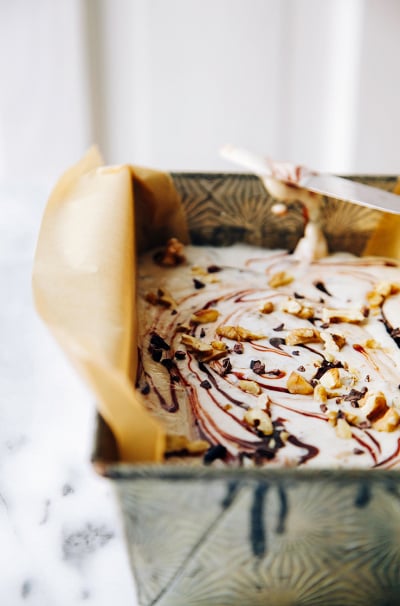 Raw and Vegan Chunky Monkey Ice Cream