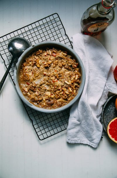 Hearty Apple Spice Baked Buckwheat