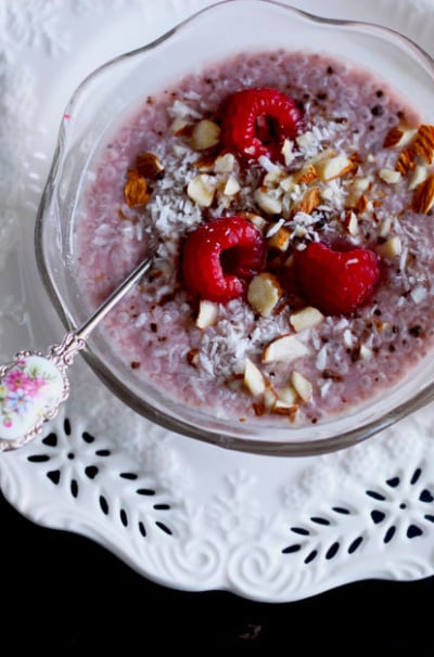 Raspberry Vanilla Chia Pudding