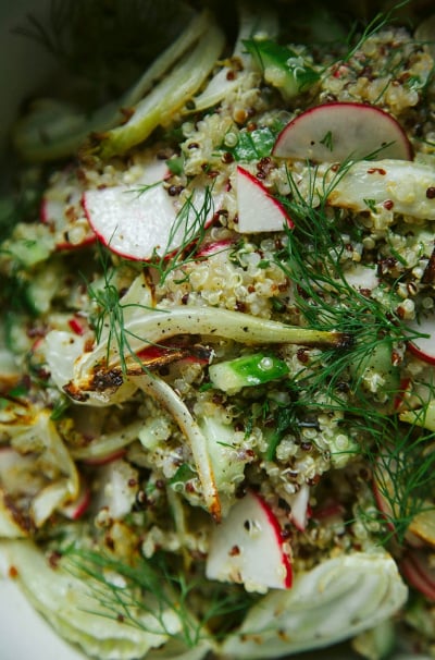 Grilled Fennel & Quinoa Crunch Salad