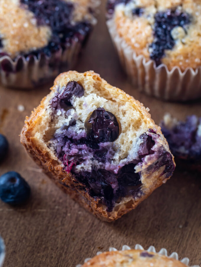 The Best Vegan Blueberry Muffins With Lemon