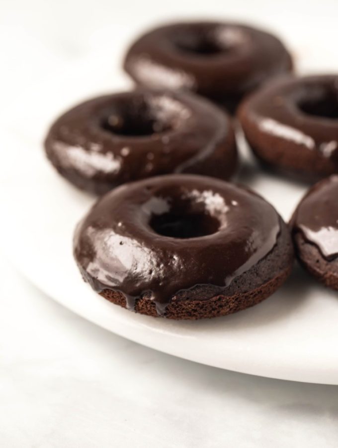 Vegan Chocolate Donuts (Gluten-free & Oil-free)