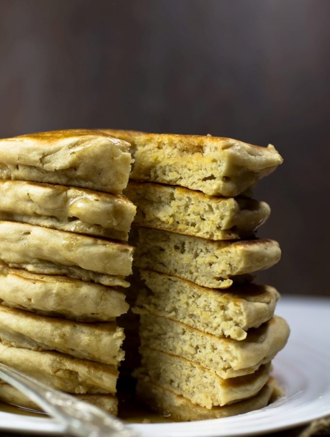 Fluffy Vegan Whole Wheat Pancakes