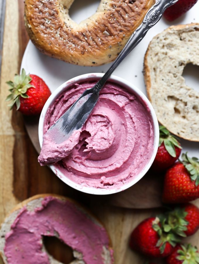 Vegan Strawberry Cream Cheese