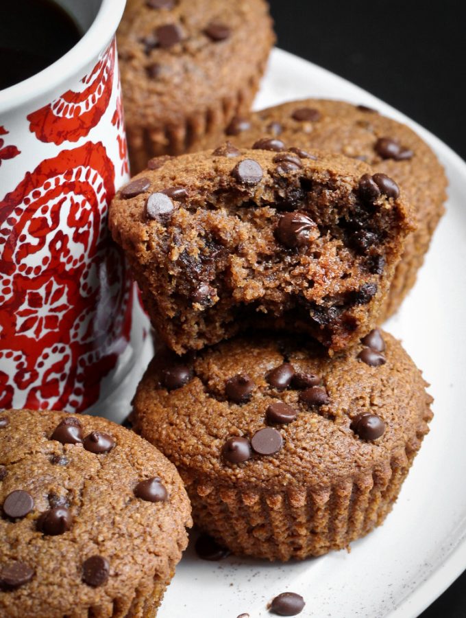 Gluten-Free Cinnamon Coffee Chocolate Chip Muffins
