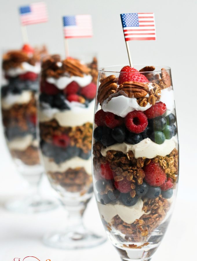 4th Of July Granola Parfaits