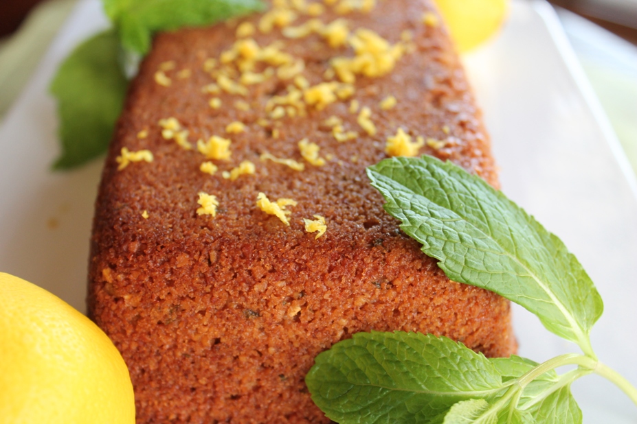 Vanilla, Lemon & Mint Breakfast Loaf (Vegan, Gluten-Free)