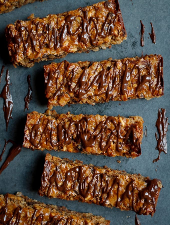 Vegan Peanut Butter Granola Bars (Gluten-free and Oil-free)