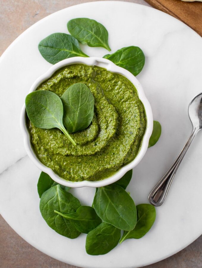 Vegan Spinach Pesto (Oil-free)
