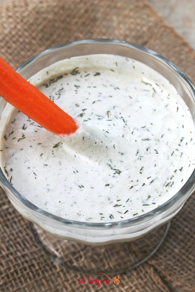 Healthy Vegan Ranch Dressing (Oil-free, No Mayo!)