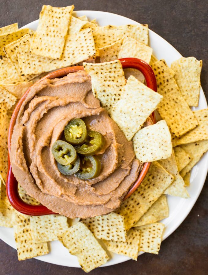 Vegan Refried Bean Dip