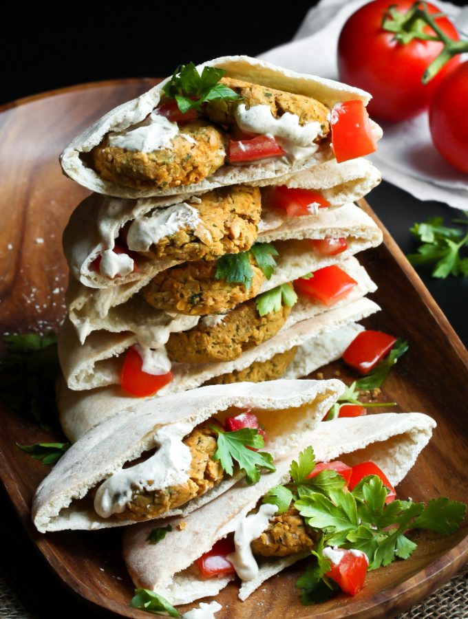 Easy Vegan Baked Falafel (Oil-free)