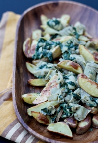 Low-Fat Spinach Artichoke Fries