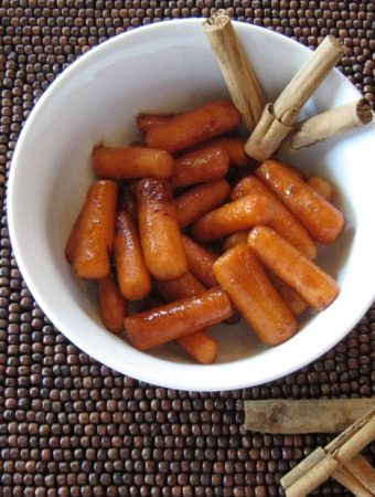 Oil-free Maple Roasted Carrots