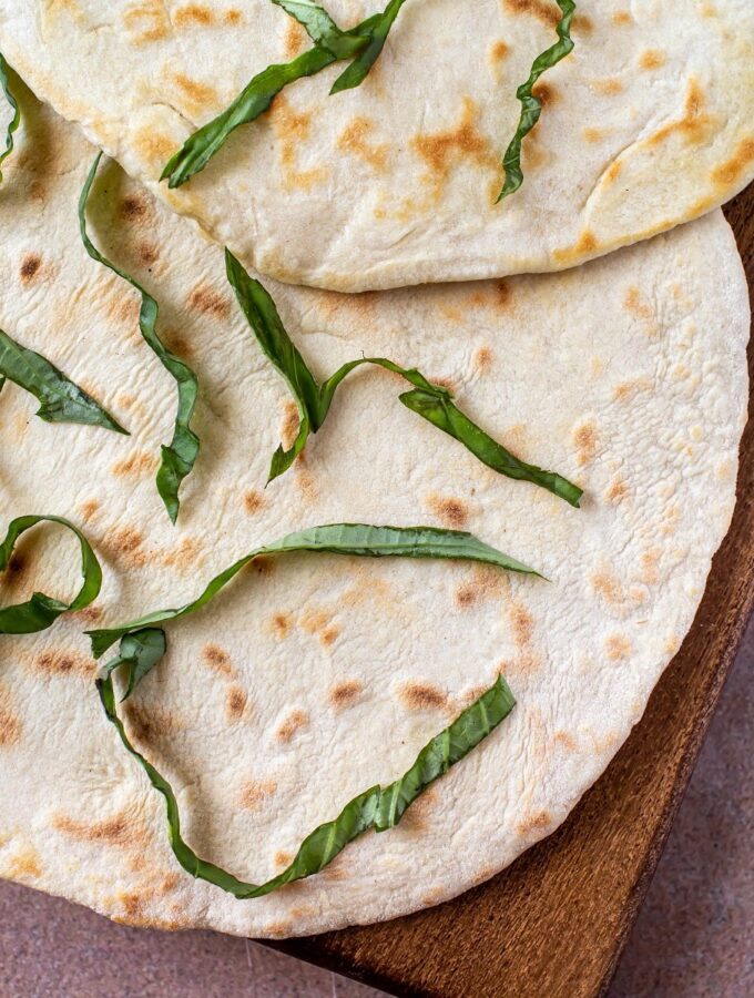 Easy Vegan Flatbread (No Yeast!)