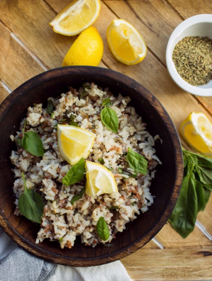 Italian Lemon Basil Wild Rice