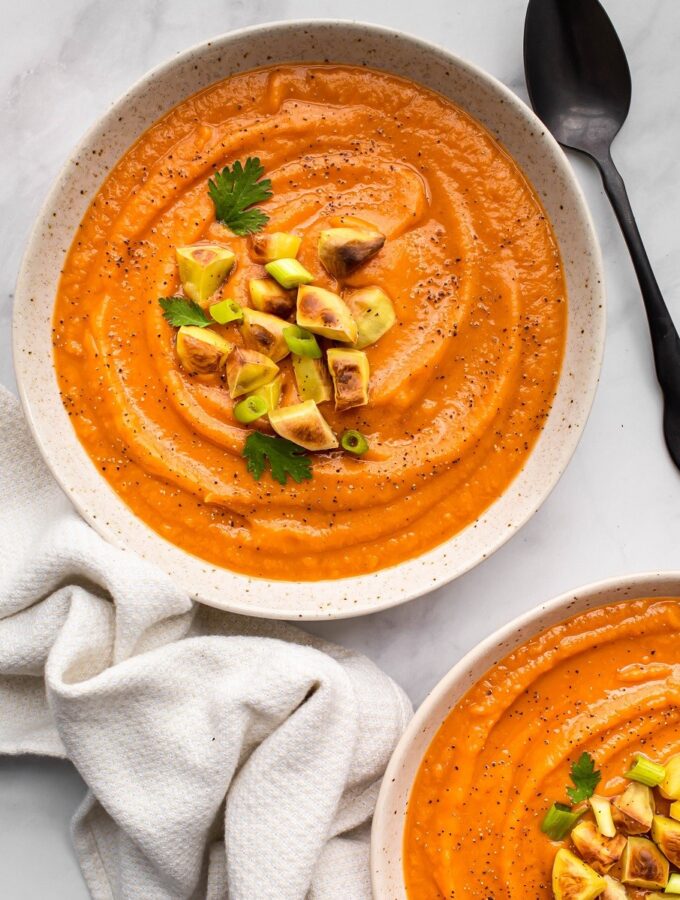 Instant Pot Vegan Sweet Potato Soup