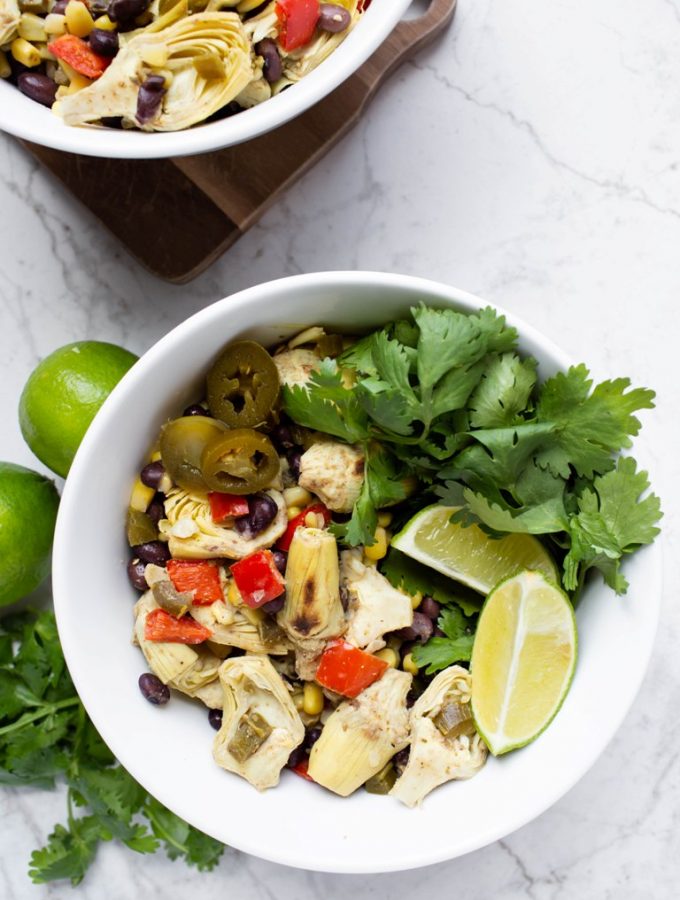 Roasted Artichoke Salad