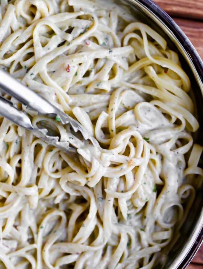 Vegan Cream Cheese Alfredo