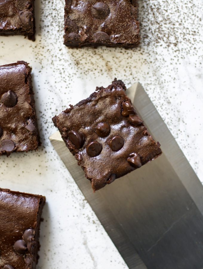 Vegan Zucchini Brownies (Only 7 Ingredients!)