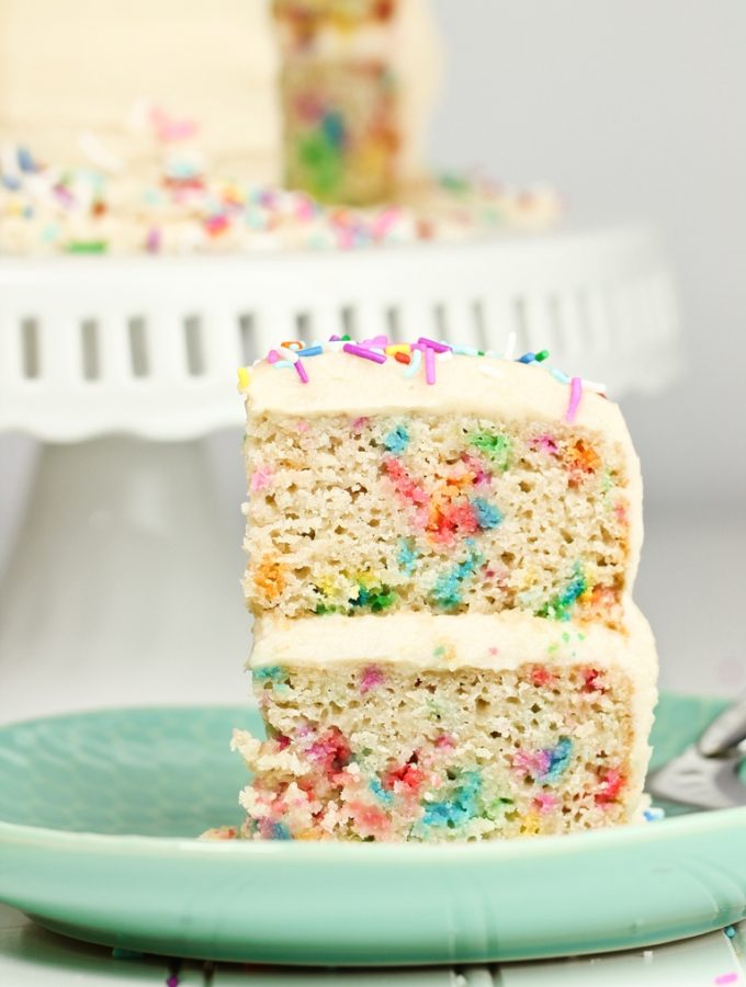 Vegan Gluten-Free Funfetti Birthday Cake
