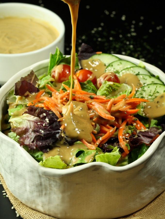 Vegan Tahini Goddess Dressing (Oil-free)