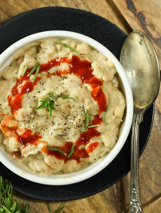 Vegan Smoky Rosemary White Beans (Zoes Kitchen copycat)