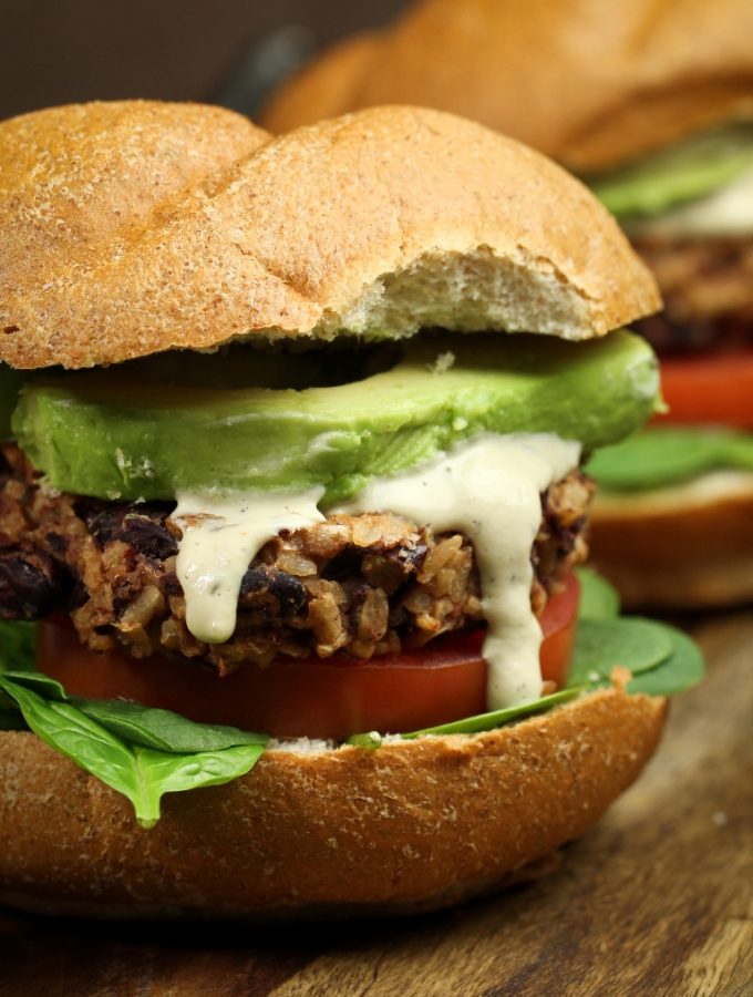Cajun Red Beans and Rice Veggie Burgers