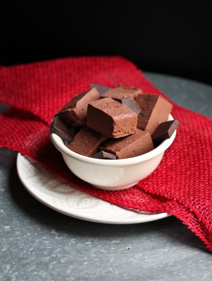 Dark Chocolate Chipotle Sweet Potato Fudge