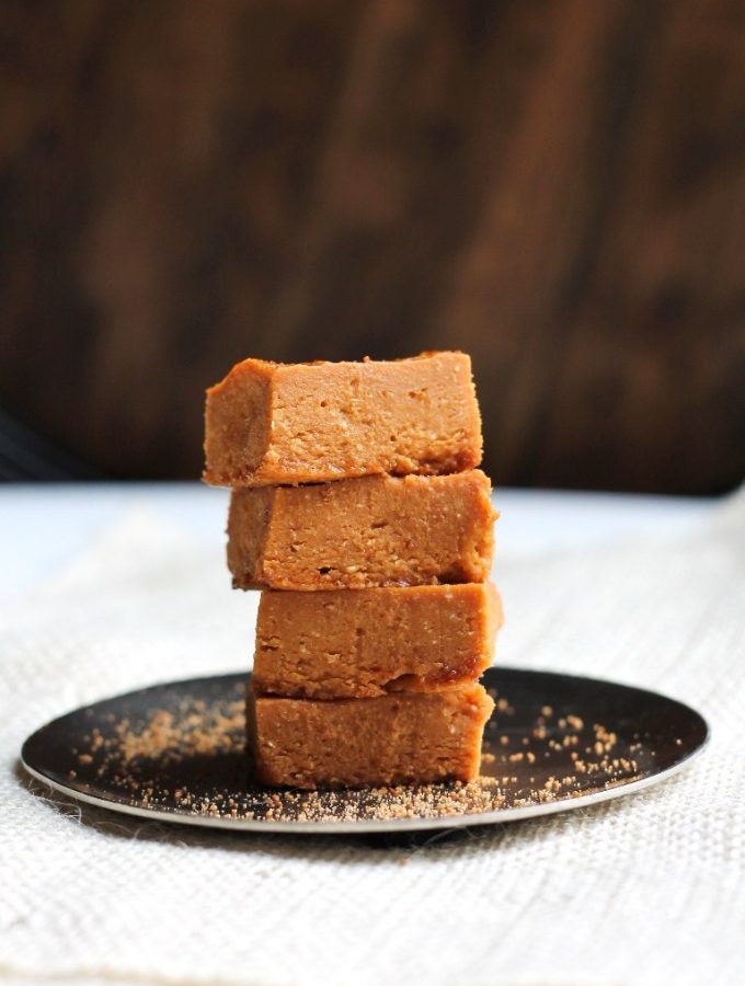 Vegan Toffee Sweet Potato Fudge
