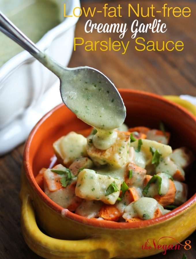 Low-fat Nut-free Creamy Garlic Sauce