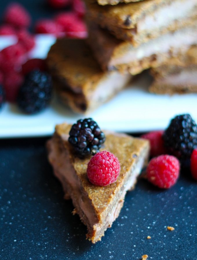 Pumpkin Pie Chocolate Chip Ice Cream Sandwich