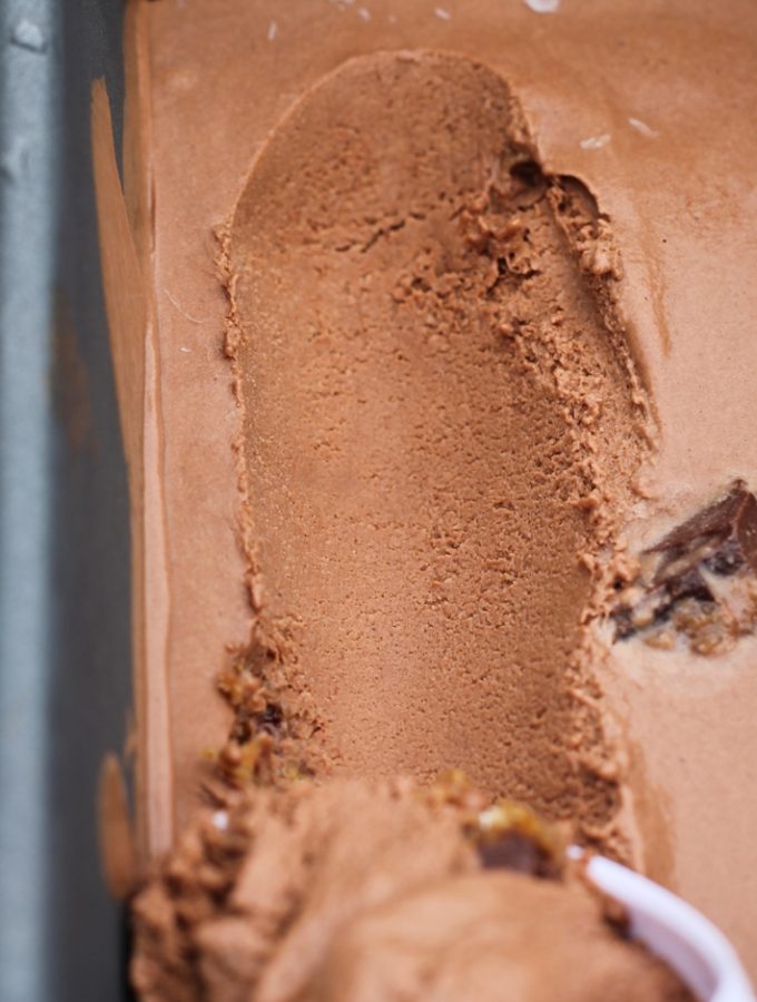 Vegan Butterfinger Ice Cream