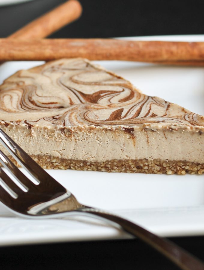 Vegan Cinnamon Spice Cheesecake Tart