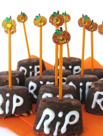 Halloween Rusty Tombstone Treats