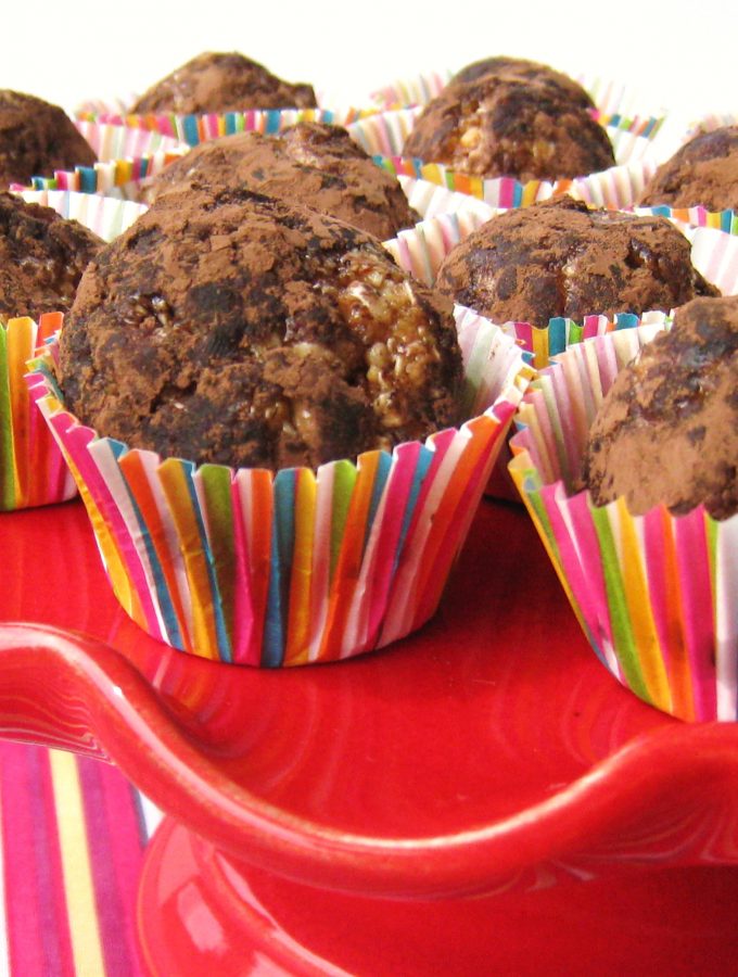 No Bake Cookie Balls-Gluten Free Option