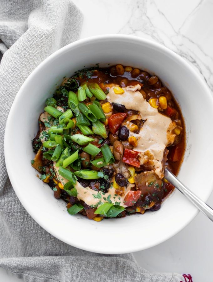 30 Minute Vegan Mexican Chili