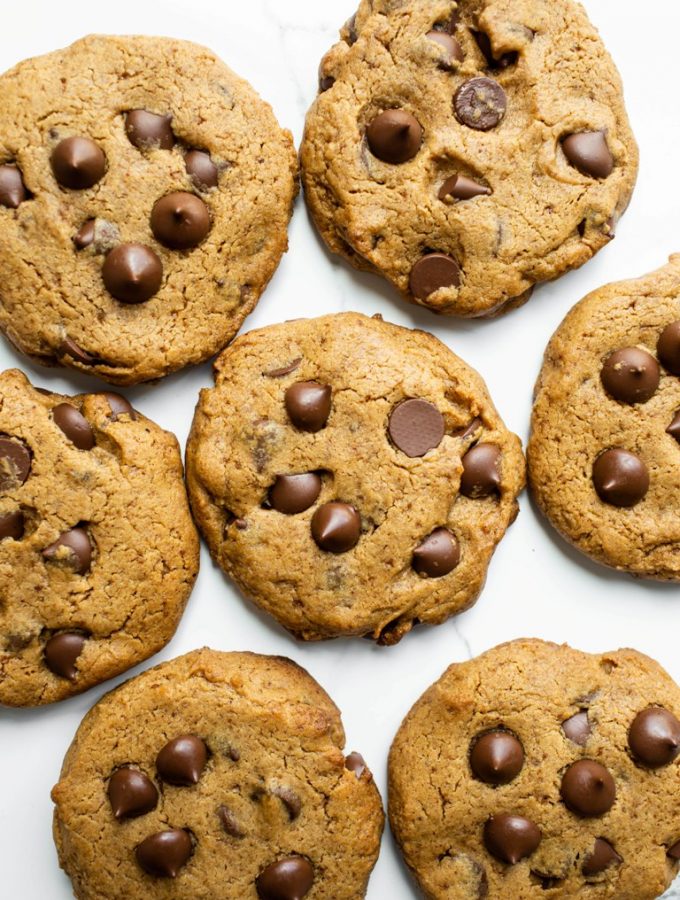 THE BEST Vegan Gluten-Free Chocolate Chip Cookies